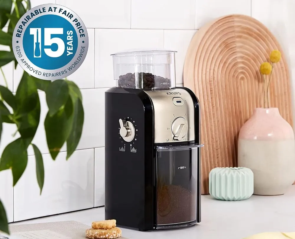 Krups Auto-Stop Burr Grinder Machine