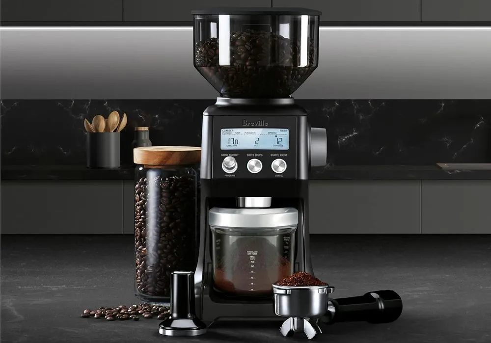 Sage Smart Coffee Grinder In Kitchen